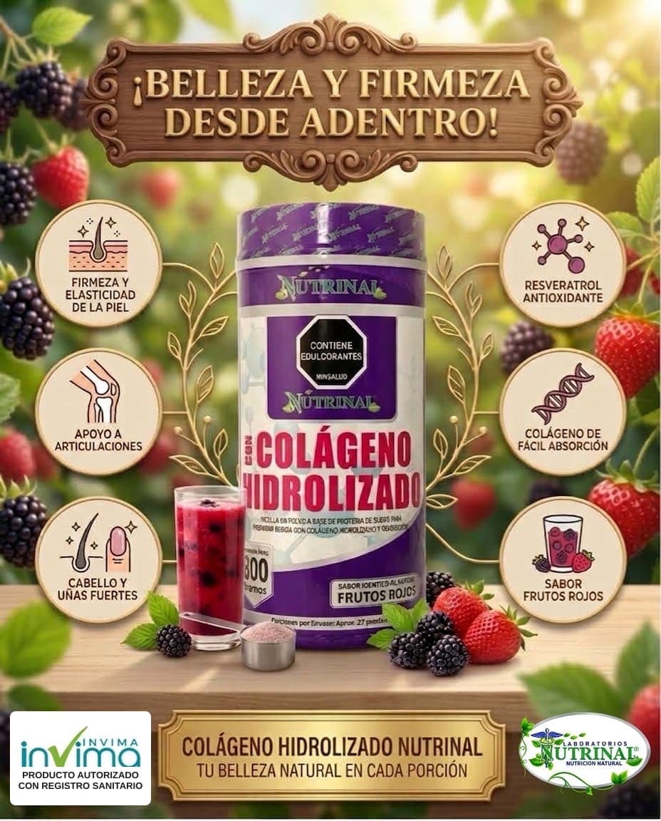 Colágeno Hidrolizado en polvo de Laboratorios Nutrinal: Sin maltodextrina, con proteína de suero