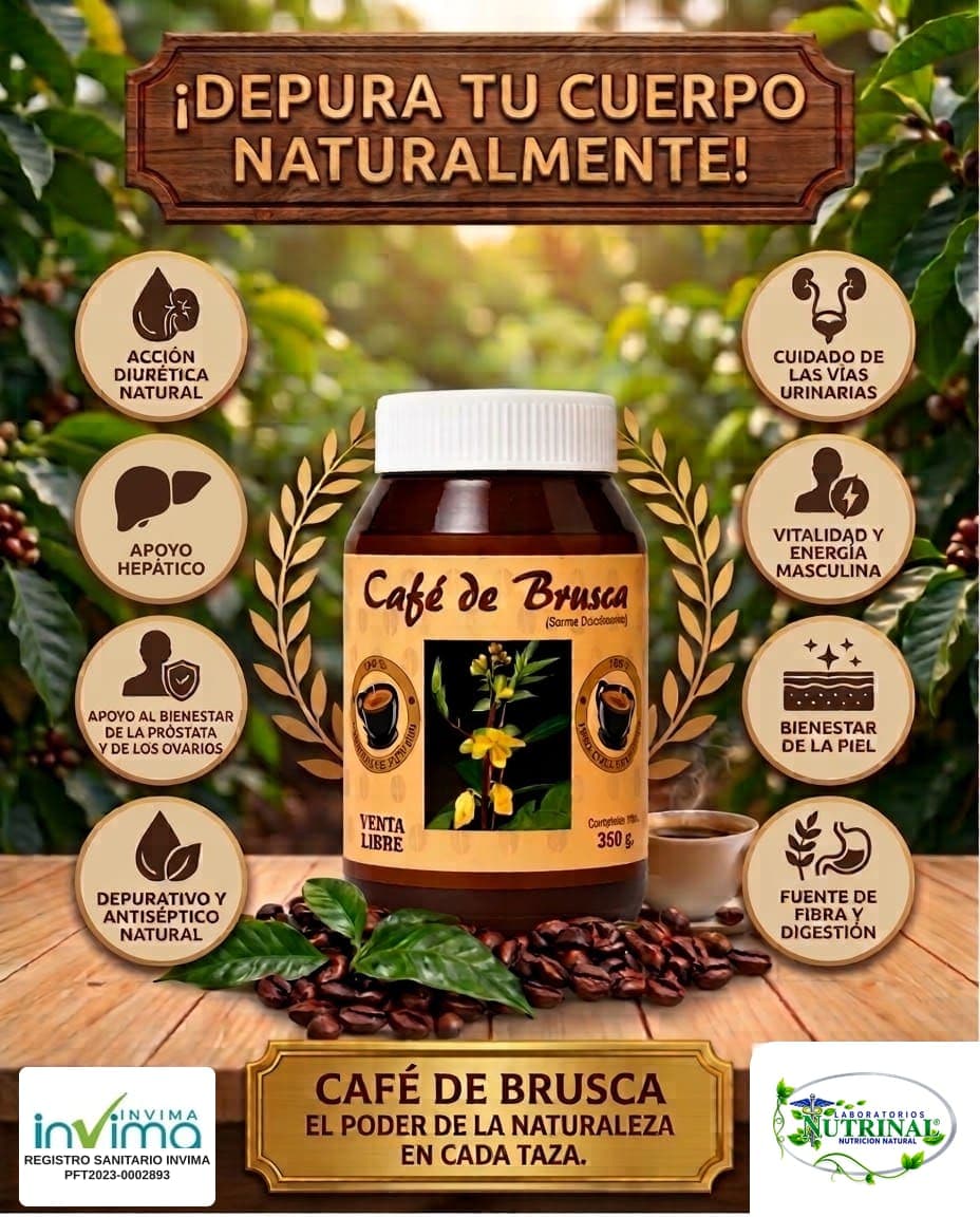 Café de Brusca de Laboratorios Nutrinal: 100 % puro, de venta libre